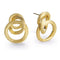 Jaipur Link Gold Small Knot Earrings - 1